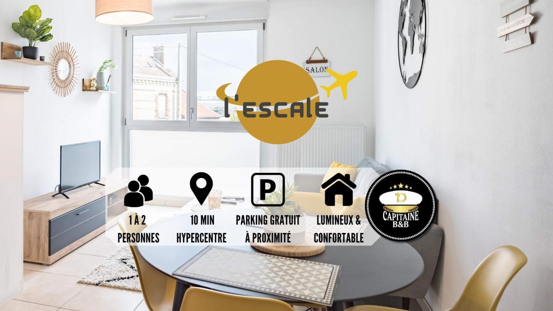 Apartament L'Escale - Lumiere Et Confort - Prox. Hypercentre Troyes Zewnętrze zdjęcie